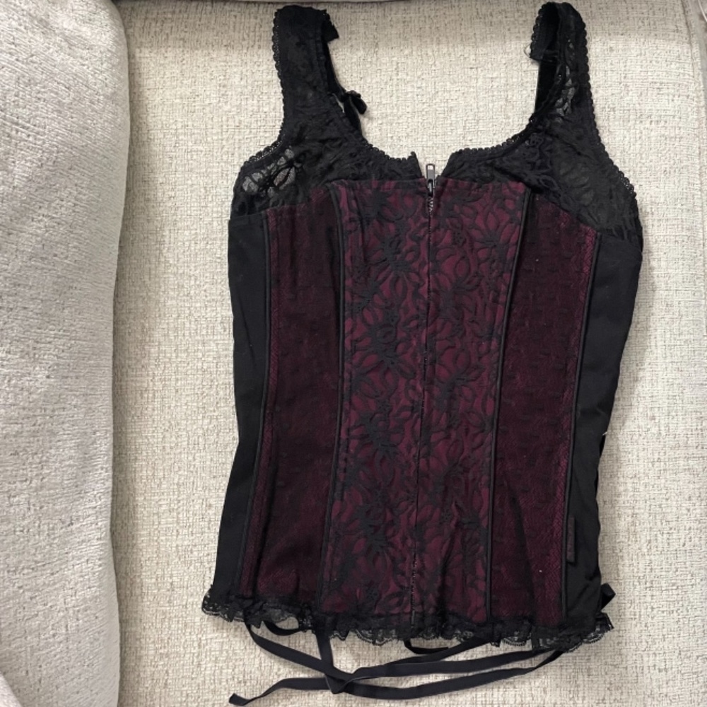Vintage Tripp NYC Zip Corset Top - Picture 4 of 6